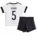 Tyskland Thilo Kehrer #5 Barnkläder Hemma matchtröja till baby VM 2022 Kortärmad (+ Korta byxor) Billigt